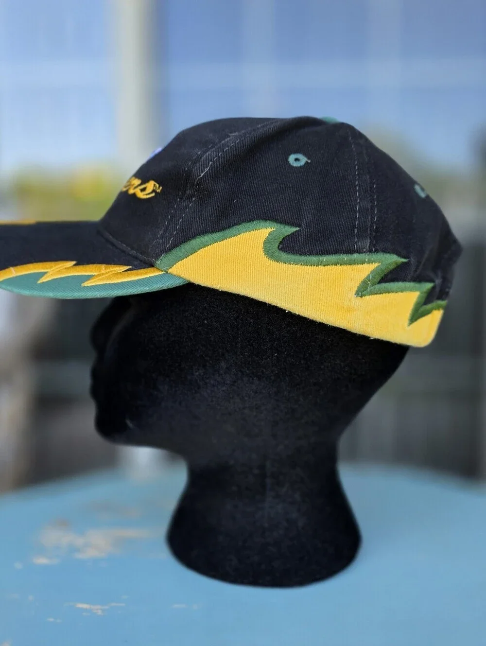Vintage 90s Green Bay Packers Snapback Hat